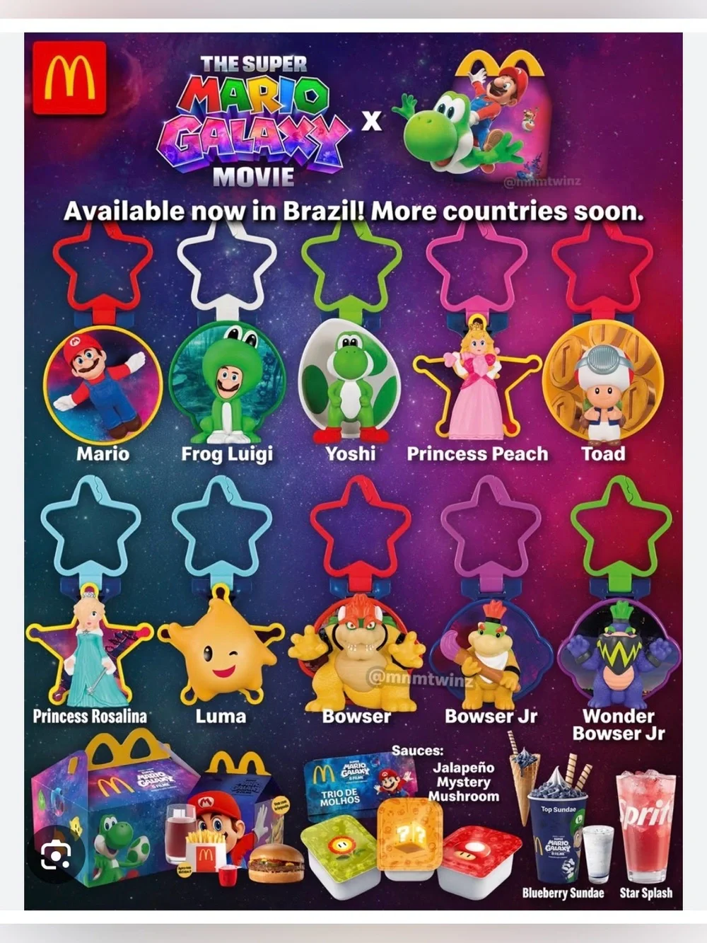 McDonald's Super Mario Character Toy-Princess Peach